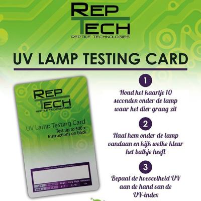 UV Testkaart reptech