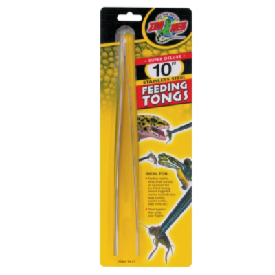 Zoo Med 10″ Stainless Steel Feeding Tong