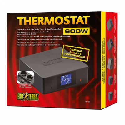 Exo Terra Thermostaat Dubbele aansluiting 600W