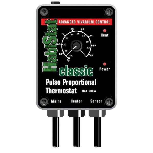 Habistat Pulse Thermostat zwart