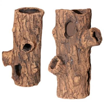 Ceramic Nature Log with boughts